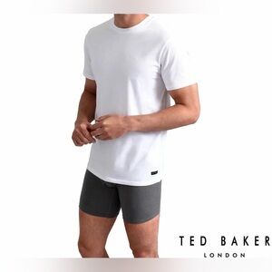 New Ted Baker London 3 Pack Men's Crew Neck T-Shirts Size Small Cotton Stretch